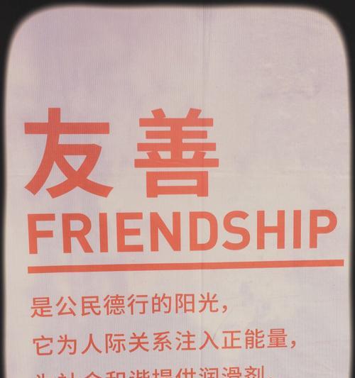 友善的力量——一个小女孩的故事