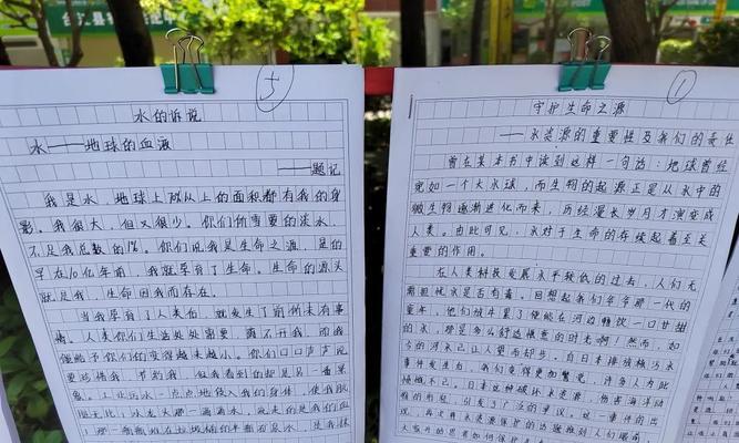 《亲情之水——我和母亲的故事》（节约用水，从我做起）