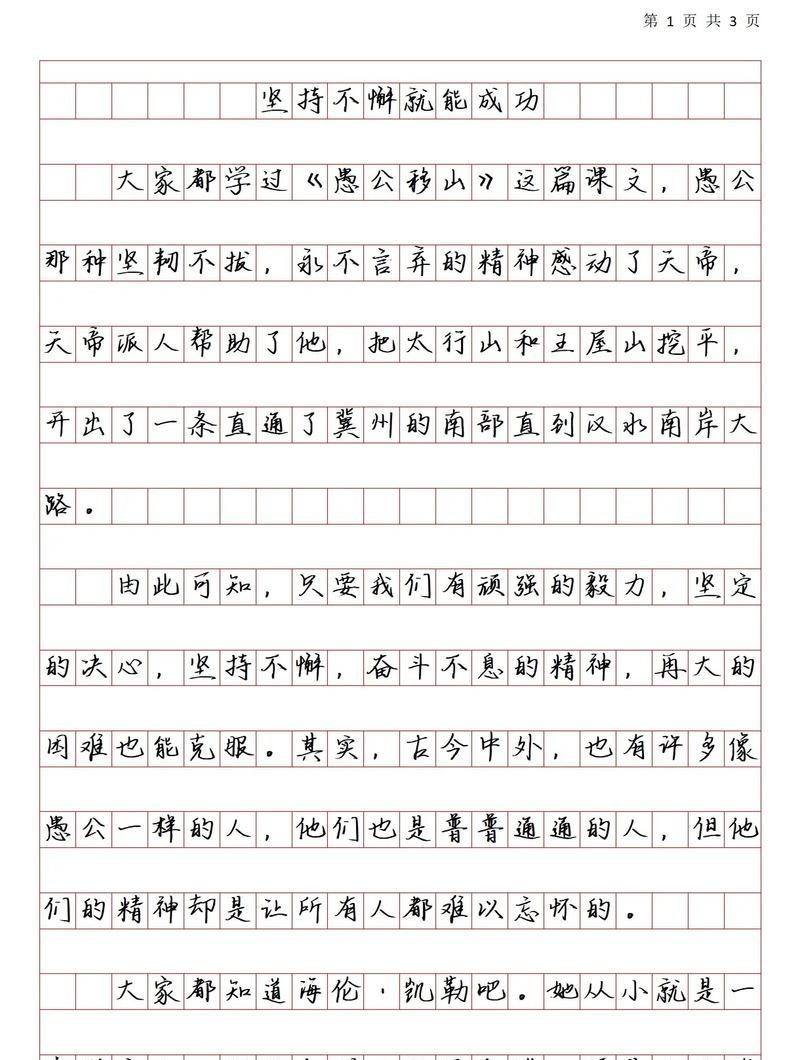 坚持不懈的力量（用梦想照亮前路）